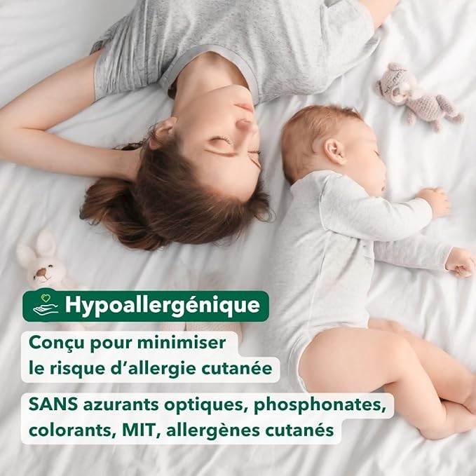 L'Arbre Vert Lessive Savon Végétal - Hypoallergénique - 45 Lavages - 94% d'ingrédients d'origine naturelle - 2.025L