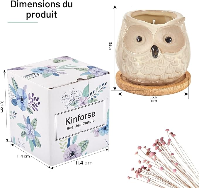 Bougies hiboux