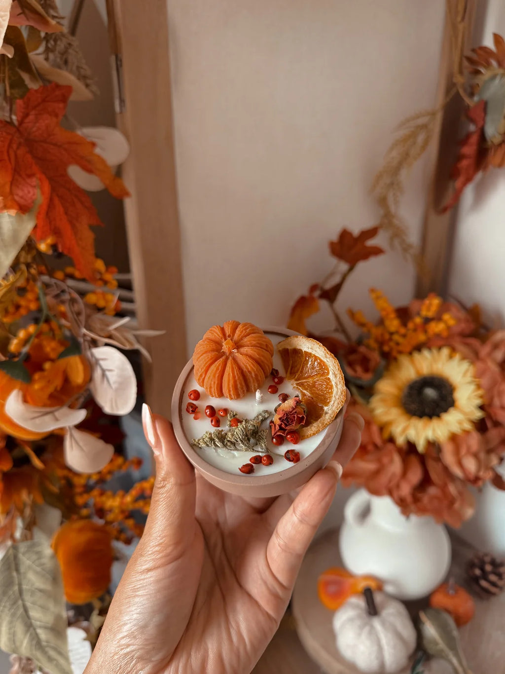 Bougie édition limitée automne modèle petit parfum automne gourmand